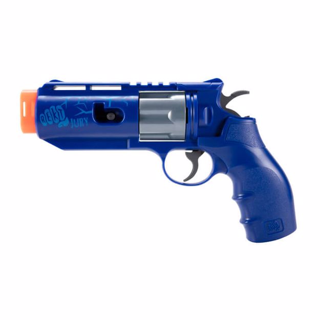 Picture of The REKT Jury Blue Foam Dart Revolver