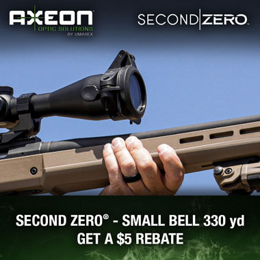 Axeon Second Zero 330 Yard Bell Mount Rebate Offer